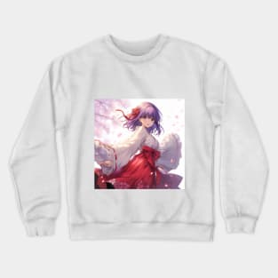 sakura matou Crewneck Sweatshirt